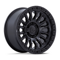 Fuel 1PC RINCON 17x9 Matte Black with Gloss Black Lip Wheel - 8x180 Bolt Pattern +20 Offset