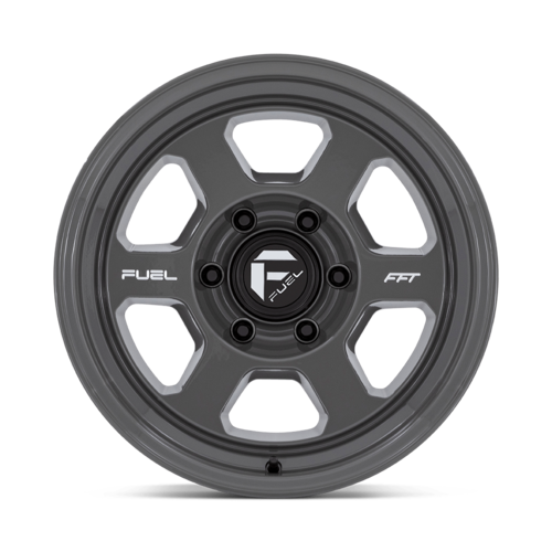 Fuel 1PC FC860 HYPE 18x8.5 Inch Battleship Gray Alloy Wheel with -10 Offset and 6x139.7 Bolt Pattern