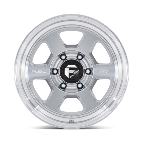 Fuel 1PC FC860 HYPE 18x8.5 Inch Machined Wheel with -10mm Offset and 6x139.7 Bolt Pattern