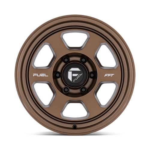 Fuel 1PC FC860 HYPE 17x8.5 Matte Bronze Wheel with 5x127 Bolt Pattern and -10 Offset
