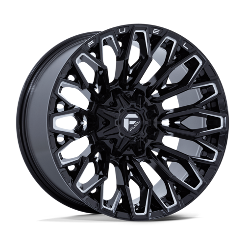 Fuel 1PC FC865 Strike 20x10 Gloss Black Milled Wheel with -18 Offset