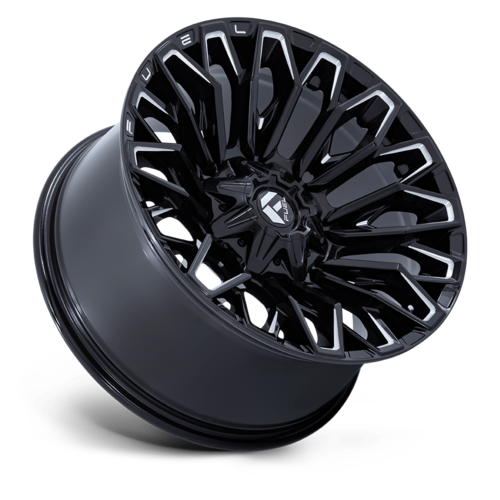 Fuel 1PC FC865 Strike 20x10 Gloss Black Milled Wheel with -18 Offset
