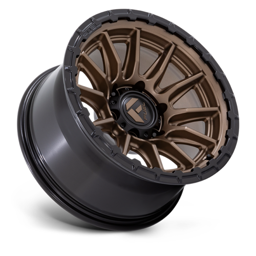 Fuel 1PC FC866 Piston 20x10 Inch Matte Bronze with Gloss Black Lip Wheel
