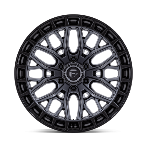 Fuel 1PC Sigma 17x9 Matte Gunmetal with Matte Black Lip Wheel for 5x127 Bolt Pattern