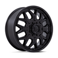 Fuel 1PC D871 Flux Dually 20x8.25 Blackout Wheel with 8x200 Bolt Pattern and +104 Offset
