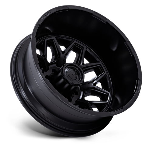 Fuel 1PC D871 Flux Dually 22x8.25 Blackout Wheel with 8x200 Bolt Pattern