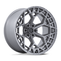 Fuel 1PC FC873 Charger 17x9 Silver Platinum Wheel with -12 Offset and 5x127 Bolt Pattern