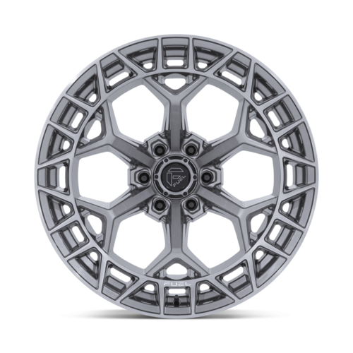 Fuel 1PC FC873 Charger 17x9 Platinum Gray Wheel with 5x127 Bolt Pattern and 71.50 Center Bore