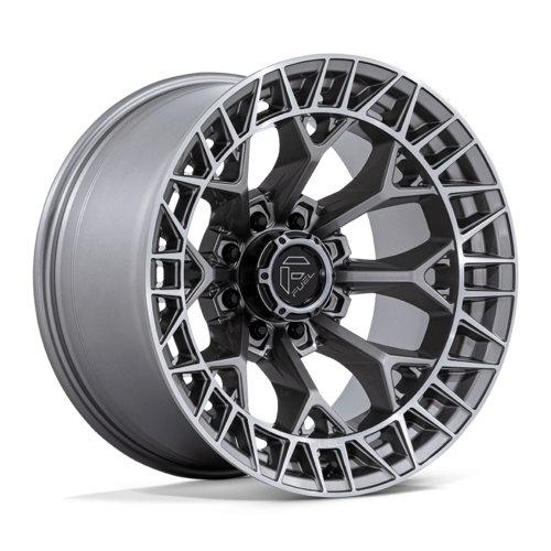 Fuel 1PC FC873 Charger 22x12-inch Wheel with -44mm Offset and 8x180mm Bolt Pattern in Platinum Finish