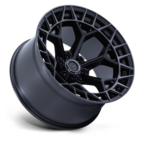 Fuel 1PC FC873 Charger 17x9 Inch Gloss Black with Brushed Dark Tint Wheel for 5x127 Bolt Pattern