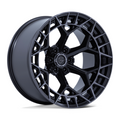 Fuel 1PC FC873 Charger 17x9 Inch Gloss Black Brushed Dark Tint Wheel with 5x127 Bolt Pattern and 71.50 Center Bore