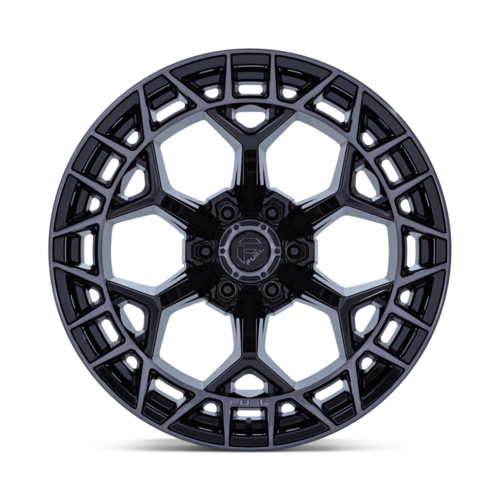 Fuel 1PC FC873 Charger 17x9 Inch Gloss Black Brushed Dark Tint Wheel with 5x127 Bolt Pattern and 71.50 Center Bore