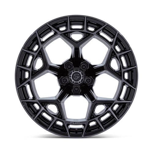 Fuel 1PC FC873 Charger 22x12 Gloss Black with Brushed Dark Tint Wheel - 5x127 Bolt Pattern, -44 Offset, 71.50 Center Bore
