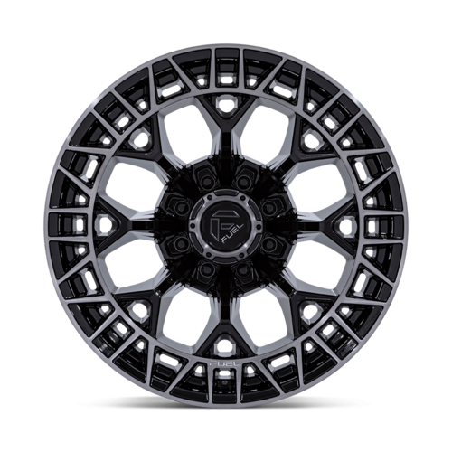 Fuel 1PC FC873 Charger 20x9 Inch Gloss Black with Brushed Dark Tint Wheel