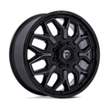 Fuel 1PC D875 Flux Dually 22x8.25 Inch Gloss Black Brush-FC Gray Tint Wheel