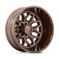 Fuel 1PC D876 Flux Dually 22x8.25 Platinum Bronze Wheel with 8x165.1 Bolt Pattern and -265 Offset
