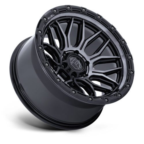 Fuel 1PC Surge 18x9 Gloss Black Machined Wheel with Gray Tint, 8x170 Bolt Pattern, +1 Offset, Center Bore 125.10
