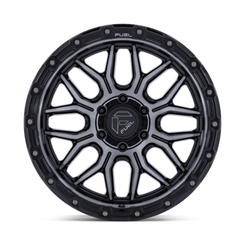 Fuel 1PC FC881 Surge 20x9 Gloss Black Machined Wheel with Gray Tint Finish