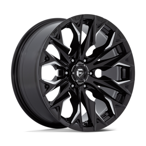 Fuel 1PC D803 Flame 20x9 Gloss Black Milled Wheel with 6x139.7 Bolt Pattern and +1 Offset