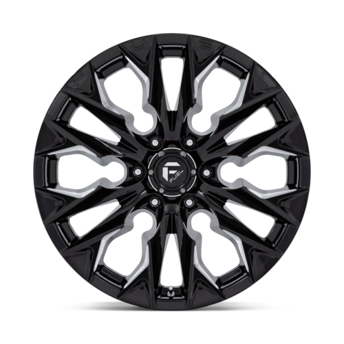 Fuel 1PC D803 Flame 20x9 Gloss Black Milled Wheel with 6x135 Bolt Pattern and 87.10mm Center Bore