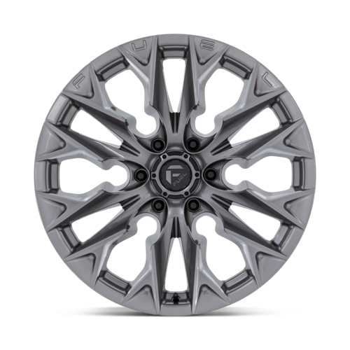 Fuel 1PC D806 FLAME 20x9 Silver Platinum Wheel with 6x139.7 Bolt Pattern and 106.10 Center Bore