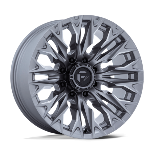 Fuel 1PC D806 FLAME 20x9 Platinum Silver Off-Road Wheel with 8x170 Bolt Pattern
