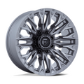 Fuel 1PC D806 Flame 20x9 Silver Platinum Wheel with 8x165.1 Bolt Pattern and +20 Offset