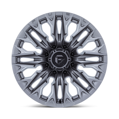 Fuel 1PC D806 FLAME 20x9 Platinum Silver Off-Road Wheel with 8x170 Bolt Pattern