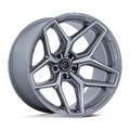 Fuel 1PC FLUX 17x9 Silver Platinum Wheel with 5x127 Bolt Pattern and -12 Offset