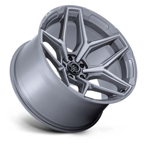 Fuel 1PC FLUX 20x10 -18 Platinum Silver Wheel with 5x127 Bolt Pattern and 71.50 Center Bore
