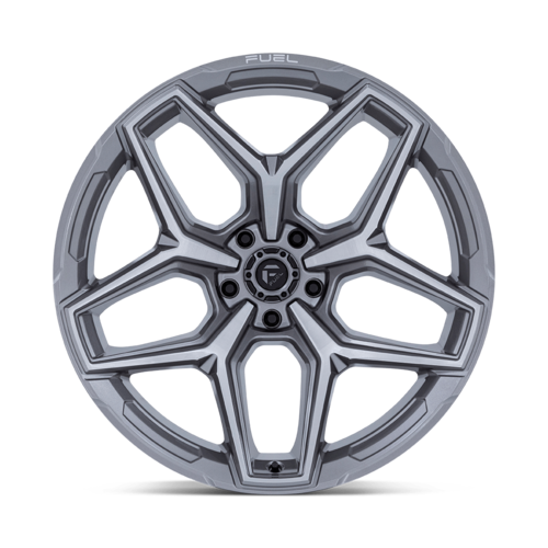 Fuel 1PC FLUX 20x10 -18 Platinum Silver Wheel with 5x127 Bolt Pattern and 71.50 Center Bore