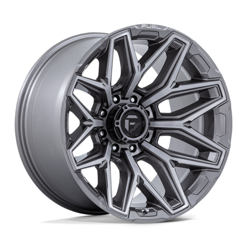 Fuel 1PC Flux 22x12 Inch Silver Platinum Wheel with 8x170 Bolt Pattern and -44 Offset