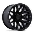 Fuel 1PC Flux 22x12 Blackout Wheel with -44 Offset and 8x170 Bolt Pattern