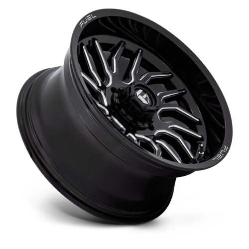 Fuel 1PC D807 Hurricane 20x10 Gloss Black Milled Wheel with -18 Offset and 6x139.7 Bolt Pattern