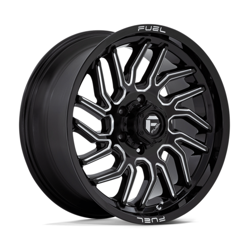 Fuel 1PC D807 Hurricane 20x9 Gloss Black Milled Wheel with 6x135 Bolt Pattern and 87.10 Center Bore