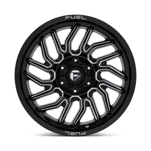 Fuel 1PC D807 Hurricane 20x9 Gloss Black Milled Wheel with 6x135 Bolt Pattern and 87.10 Center Bore
