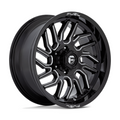 Fuel 1PC D807 Hurricane 20-Inch Gloss Black Milled Wheel with 6x135 Bolt Pattern and 87.10 Center Bore