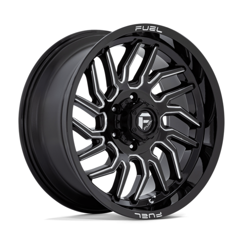 Fuel 1PC D807 Hurricane 20x9 Gloss Black Milled Alloy Wheel with 6x139.7 Bolt Pattern