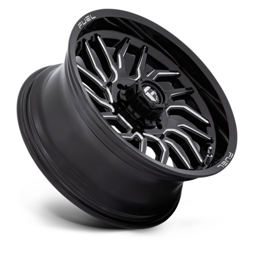 Fuel 1PC D807 Hurricane 20x9 Gloss Black Milled Alloy Wheel with 6x139.7 Bolt Pattern