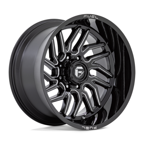 Fuel 1PC D807 Hurricane 20x10 Gloss Black Milled Wheel with -18 Offset and 5x139.7 Bolt Pattern