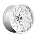 Fuel 1PC D809 Hurricane 20x10 Polished Milled Wheel with -18 Offset