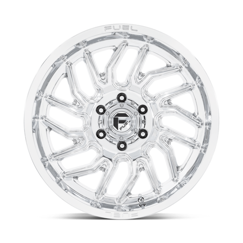 Fuel 1PC D809 Hurricane 20x10 Polished Milled Wheel with -18 Offset