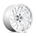 Fuel 1PC D809 Hurricane 20x9 Polished Milled Wheel with 6x135 Bolt Pattern and +20 Offset