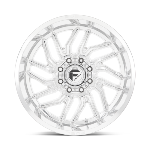 Fuel 1PC D809 Hurricane 20x10 Polished Milled Wheel with 8x170 Bolt Pattern and -18 Offset