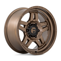Fuel 1PC D800 OXIDE 18x9 Matte Bronze Wheel with 6x139.7 Bolt Pattern and 106.10 Center Bore