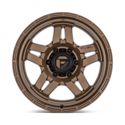 Fuel 1PC D800 OXIDE 18x9 Matte Bronze Wheel with 6x139.7 Bolt Pattern and 106.10 Center Bore