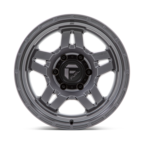 Fuel 1PC D801 OXIDE 17x8.5 Matte Gunmetal Wheel with 6x139.7 Bolt Pattern and 106.10 Center Bore