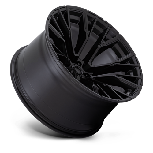 Fuel 1PC D847 Rebar 22-Inch x 12-Inch Blackout Wheel with -44mm Offset