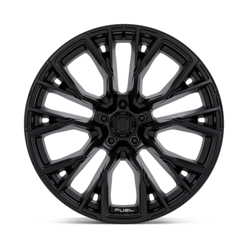 Fuel 1PC D847 Rebar 22-Inch x 12-Inch Blackout Wheel with -44mm Offset