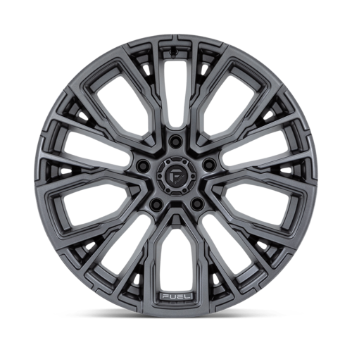 Fuel 1PC D848 Rebar 20x10 Matte Gunmetal Wheel with -18 Offset and 5x127 Bolt Pattern